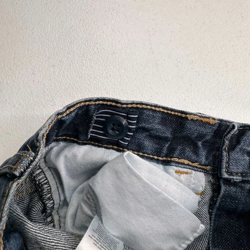 Oshkosh Bgosh Kids Straight Leg Denim Jeans 8S‎ Dark Wash 100% Cotton Durable